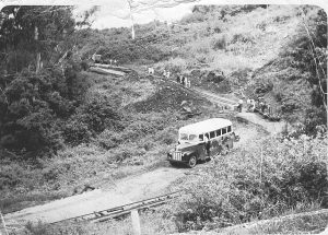 Landslide on Palmwoods-Montville Road, 1930