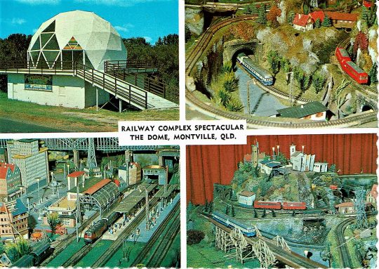 Postcard of the Dome and Model Railway 